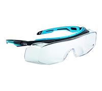Bollé Safety 40306, Tryon OTG Safety Glasses PLATINUM®, Black/blue frame, clear Lenses