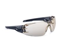 Bolle Safety Safety Glasses SILEXPCSP – PLATINUM Brown Lenses UVA/UVB, Anti-Fog/Scratch, FLEX 160°