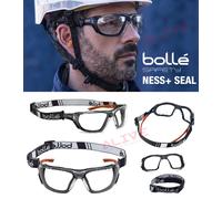 Bolle Safety Glasses NESS+ Clear Lens Assembled Spectacles with Foam and Strap