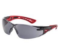 Bolle Rush+ RUSHPPSF Adjustable Bridge Smoke Safety Glasses