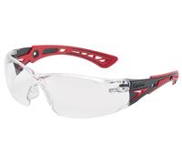 Bollé Safety Glasses RUSH+CLEAR Clear Lens RUSHPPSI