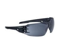 Bollé Safety Standard Issue, Silex+ Eye Protection for Military, Tactical and First Responders with Platinum Anti-Fog Coating, Matte Black Frame/Smoke Lenses