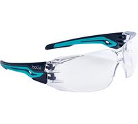 Bollé Silex Clear Lens Safety Glasses, Black