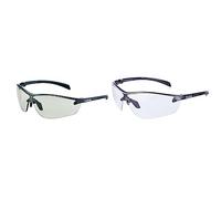 Bolle SILIUM+ IN-OUT Indoor-Outdoor Lens Safety Glasses & Bolle SILIUM+ Clear Lens Lightweight Safety Glasses