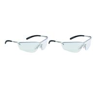 Bollé Silpsi goggles with clear glasses, size unit, black (Pack of 2)