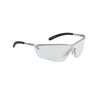 Bolle SILPSI Silium Spectacles Metal Frame Flex Temples with Tipgrip PC Lens, Clear