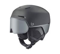 Bollé - Ski helmet with integrated visor/peak - X-Fusion Black Steel Matte for Men - Size 52-55 cm - Grey Grey 52-55 cm