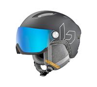 Bollé - Ski helmet with visor - Eco V-Atmos Black Matte for Men - Size 52-55 cm Black 52-55 cm