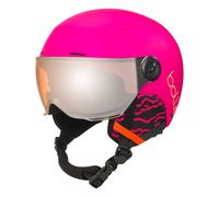 Bollé - Ski helmet with visor - Quiz Visor Hot Pink Matte - Orange Gun for Men - Kid Size 49-52 cm Pink 49-52 cm
