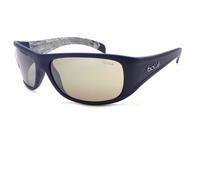 Bolle Sonar Wrap Sunglasses Matte Blue Silver with TNS Gun Mirror Lenses 11704