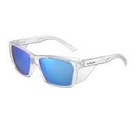 Bolle STKS 420 Glasses - Crystal/Cobalt Flash Polarized