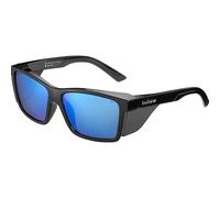 Bolle STKS 420 Glasses - Transculent Black/Cobalt Flash Polarized
