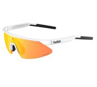 Bolle Sunglasses Micro-Edge BS032002 White Matte/Phantom Brown Red Photochromic