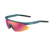 Bolle Sunglasses Micro-Edge BS032004 Creator Teal Metallic/Volt+ Ruby Polarised