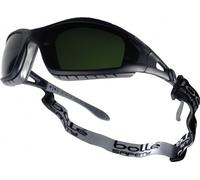 BOLLE TRACWPCC2 Fashion Tracker - Montura Nylon Black - Patillas Rectas Con CInta Elastica - Pc Soldadura Tintado 1.7 Anti-rayaduras - Funda Microfibra gratuita for adults for comfort and style, black
