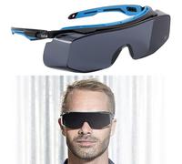 Bolle TRYON OTG Safety Glasses Spectacles Smoke Anti-scratch Anti-fog Lens
