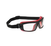 Bollé ULTIM8 Safety Goggles BSSI - Anti-Scratch & Anti-Fog - Clear/Red/Black