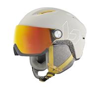 Bollé V-ATMOS Oatmeal Matte L 59-62cm - Photochromic Fire Red Cat 1 to 3 - Snow Helmets - Large - Unisex