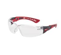 Bollé Safety Glasses RUSH+CLEAR Clear Lens RUSHPPSI