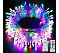 Bollengold Fairy Lights Mains Powered, 220 LED Waterproof Plug in String Lights for Party, Wedding, Christmas, Bedroom, Indoor Decoration(Multi-Coloured)