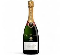 Bollinger Christmas Champagne Gift - Engraved Merry Christmas Bottle 75cl