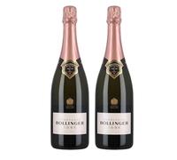 Bollinger Rosé NV Champagne | 12% ABV | 75cl | France (Pack of 2 Bottles (75cl))