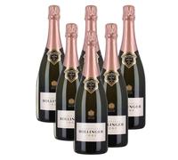 Bollinger Rosé NV Champagne | 12% ABV | 75cl | France (Pack of 6 Bottles (75cl))