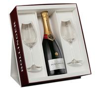 Bollinger Special Cuvee Brut Champagne in Gift Set With 2 Flutes NV 75 cl