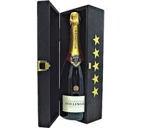 Bollinger Special Cuvée Champagne, 75cl in a Wooden 5 Star Champagne Gift Box - Gift Set for Women, Men, Couples or Best Friend