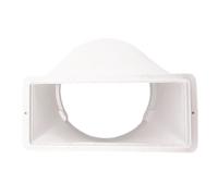 Bollisate AC Hose Connector | Air Conditioning Flat Body Duct Interface Pipe Accessories with Good Sealing Effects | Air Hood Baffle Plate Interface for Vertical and Horizontal Side Sliding