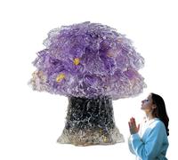 Bollisate Crystal Stone Decoration | Maple Tree Design Energy Crystal Stones | Compact Aesthetics Hand-Polished Home Decor for Meditation Yoga Room