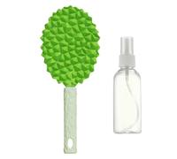 Bollisate Dog Grooming Brushes,Durian Shape Cat Hair Cleaning Comb | Pet Supplies With Non-Slip Handle Soft Massage Comb With Spray Bottle For Long-Haired Pets Indoor Outdoor