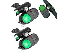 Bollisate Fishing Bite Indicator Alarm, Sensitive Electronic LED Glow Light Fishing Bite Sound Alarm Alert Bell Clip On Fishings Rod, Fish Accessory for Saltwater, Men, Women, AdultFamily, Friends