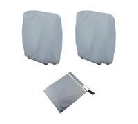 Bollisate Foldable Chair Covers - 2-Piece Waterproof Foldable Beach Chairs Cover | Lounge Protector with Storage Bag for Care Maintenance Beach Patio Protection Storage Outside