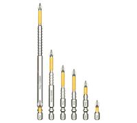 Bollisate Magnetic Drill Bits for Screws,Magnetic Hex Bit Set | Anti Slip Ergonomic Precision Professional Tips for Drywall Installation Furniture Appliance Industrial Roofing