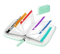 Bollisate Pill Pouches for Travel - Waterproof Silicone Tablet Container,with 14 Compartments Color Coding Reusable Zippered Pill Bag,for Elderly, Kids, Women, Home, Office, Morning, Afternoon, Night