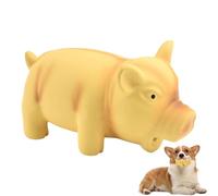 Bollisate Squeaky Pig Grunt Latex Pet Chew Toy, Puppy Training Supplies, Can Grind Teeth, Clean Teeth, Clean Mouth, No Odor, High Flexibility, Good Resilience, Suitable for Dog Toys