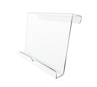 Bollisate Treadmill Book Holder,Acrylic Tablet Holder | Bracket Mount Desk Attachment Clamp for Fitness Exercise Work Study Stationary Steppers Gym
