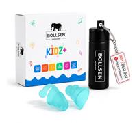 BOLLSEN Earplugs for Kids - 24 dB SNR Noise Reduction & Waterproof Earplugs for Swimming, Sleeping, Travel & School - Soft, Reusable Silicone Children’s Ear Protection with Safe, Comfortable Fit (2)