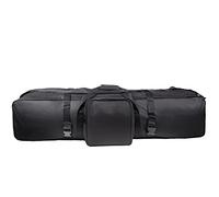 BOLLUMA Padded Telescope Carry Case with Shoulder Straps and Handles, 110x26x22cm / 43"x10"x9" Tripod Carrying Bag with Pocket for Telescope Celestron 90EQ 90AZ, Photography Equipment, Light Stand