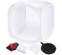 BOLLUMA Photo Light Box 150cm, Professional Portable Studio Shooting Tent 60 inch with 4 Colour Backdrops and Carry Bag, Light Cube Diffusion Soft Box Kit for Large Product Photography