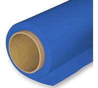 BOLLUMA Seamless Background Paper Backdrop 1.35x10m / 4.4x32.8ft, Chromablue, 11, Photo Studio Paper Roll for Portrait, Product, Pet, Family Photography Shooting, Video Filming