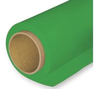 BOLLUMA Seamless Background Paper Backdrop 1.35x10m / 4.4x32.8ft, Chromagreen, 54, Photo Studio Backgrounds Paper Roll for Portrait, Product, Pet, Family Photography Shooting, Video Filming