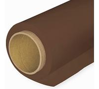 BOLLUMA Seamless Background Paper Backdrop 1.35x10m / 4.4x32.8ft, Peat Brown, 20, Photo Studio Backgrounds Paper Roll for Portrait, Product, Pet, Family Photography Shooting, Video Filming