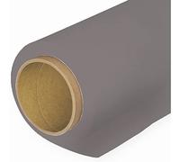BOLLUMA Seamless Background Paper Backdrop 1.35x10m / 4.4x32.8ft, Smoke Grey, 43, Photo Studio Paper Roll for Portrait, Product, Pet, Family Photography Shooting, Video Filming