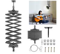 BOLLUMA Telescopic Light Wall Mount, 17"-79" Pantograph Ceiling Light Stand with 6.3" Wall Mount Support Plate, for Photography Studio Flash Monolight Softbox Ring Light and other Lighting Equipment