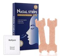 Bollyen 120 Count Nasal Strips for Snoring Aids - Drug-Free Relief for Blocked Nose Due to Colds, Allergies & Sinus - Comfortable, Safe & Easy to Use for Better Breathing and Sleep Quality
