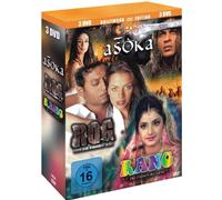 Bollywood Edition : Asoka The Great - Rog (Wenn Liebe krankhaft wird) - Rang (Die Farben der Liebe) - 3 DVD Box
