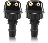 BOLNEY 2pcs Car Front Window Windscreen Wiper Washer Nozzles for Peugeot 308 207 208 206 3008 Jet wiper Cleaning Nozzle