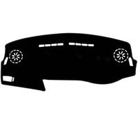 BOLNEY Anti-Slip Mat Dashboard Cover Pad Interior Mat for Citroen C3 XR C3 2013-2018 Black Dash Mat Dashboard Cover